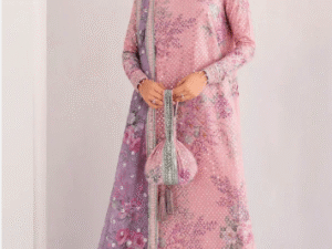 Jazmin Embroidered Chiffon Unstitched 3-Piece Ensemble