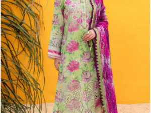 Nureh Wedding Embroidered Luxury Chiffon Unstitched 3-Piece Ensemble